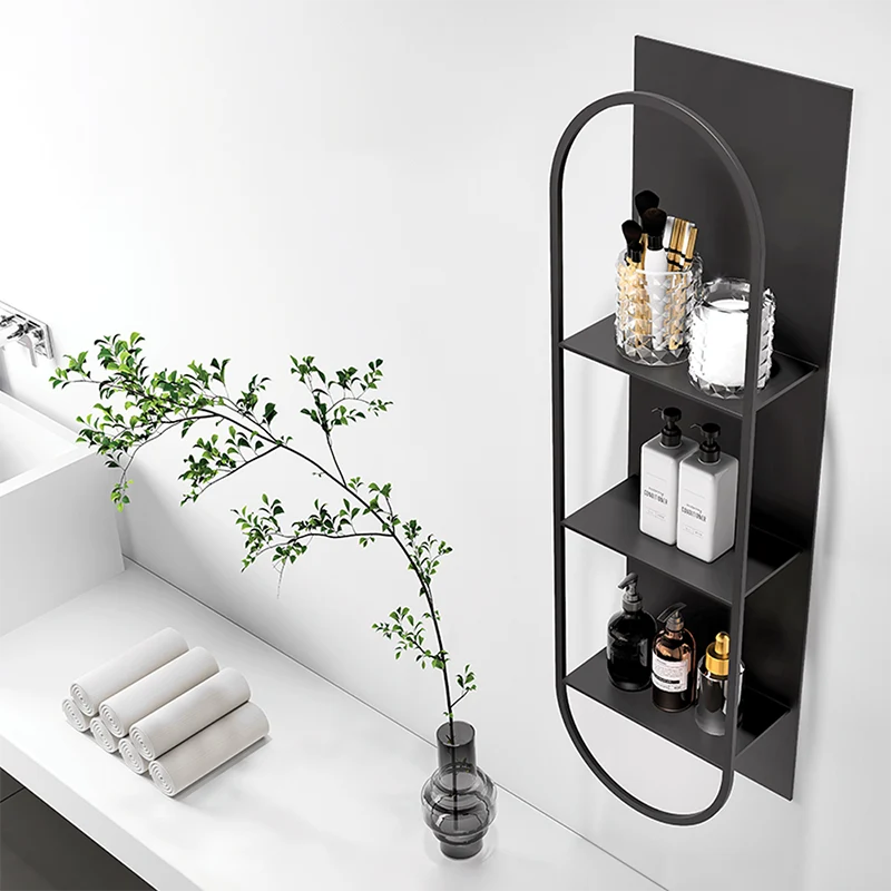 Tủ âm tường 3 lớp mặt trước hình vòm và mặt sau vuông